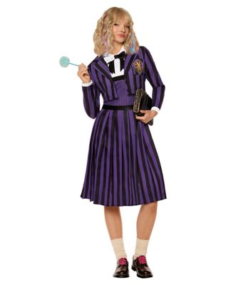 Adult Enid Sinclair Nevermore Academy Uniform Costume - Wednesday