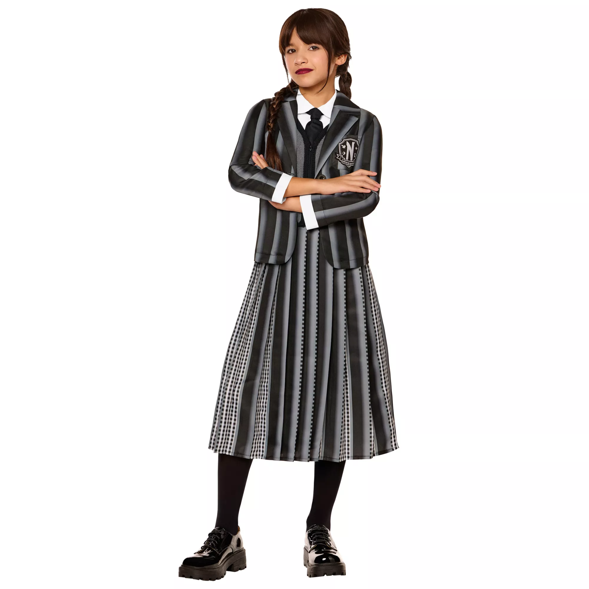Kids Wednesday Nevermore Academy Uniform Costume at Spencer's