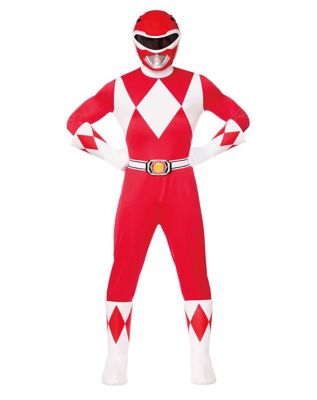 Adult Red Power Ranger Costume - Mighty Morphin Power Ranger