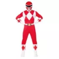Adult Red Power Ranger Costume - Mighty Morphin Power Rangers at Spirit Halloween