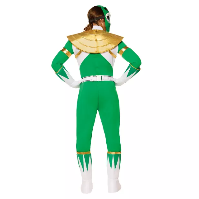 Adult Green Power Ranger Costume - Mighty Morphin Power Rangers at Spirit Halloween