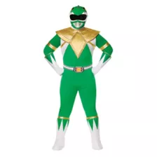 Adult Green Power Ranger Costume - Mighty Morphin Power Rangers at Spirit Halloween