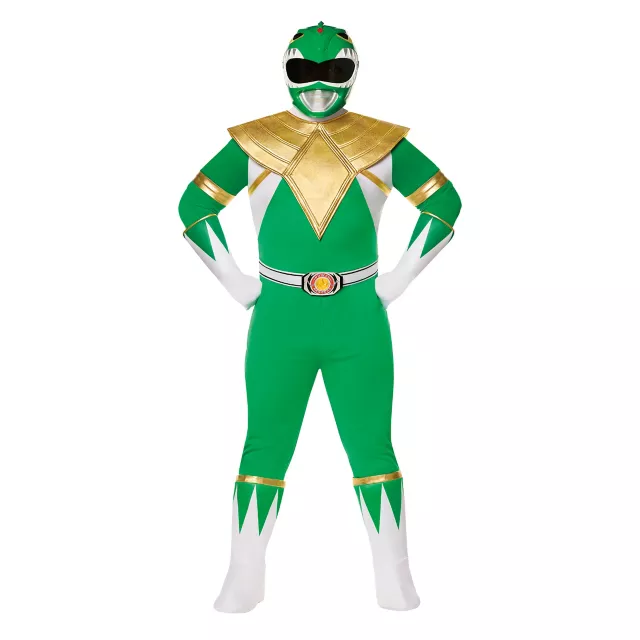 Adult Green Power Ranger Costume - Mighty Morphin Power Rangers at Spirit Halloween