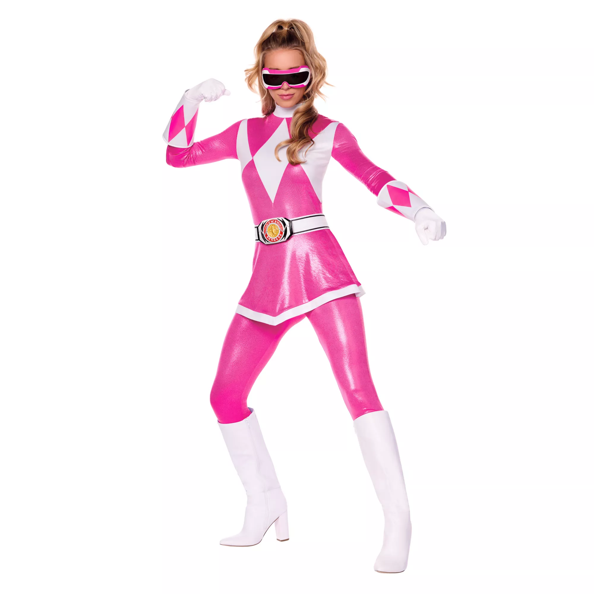 Adult Pink Power Ranger Costume - Mighty Morphin Power Rangers