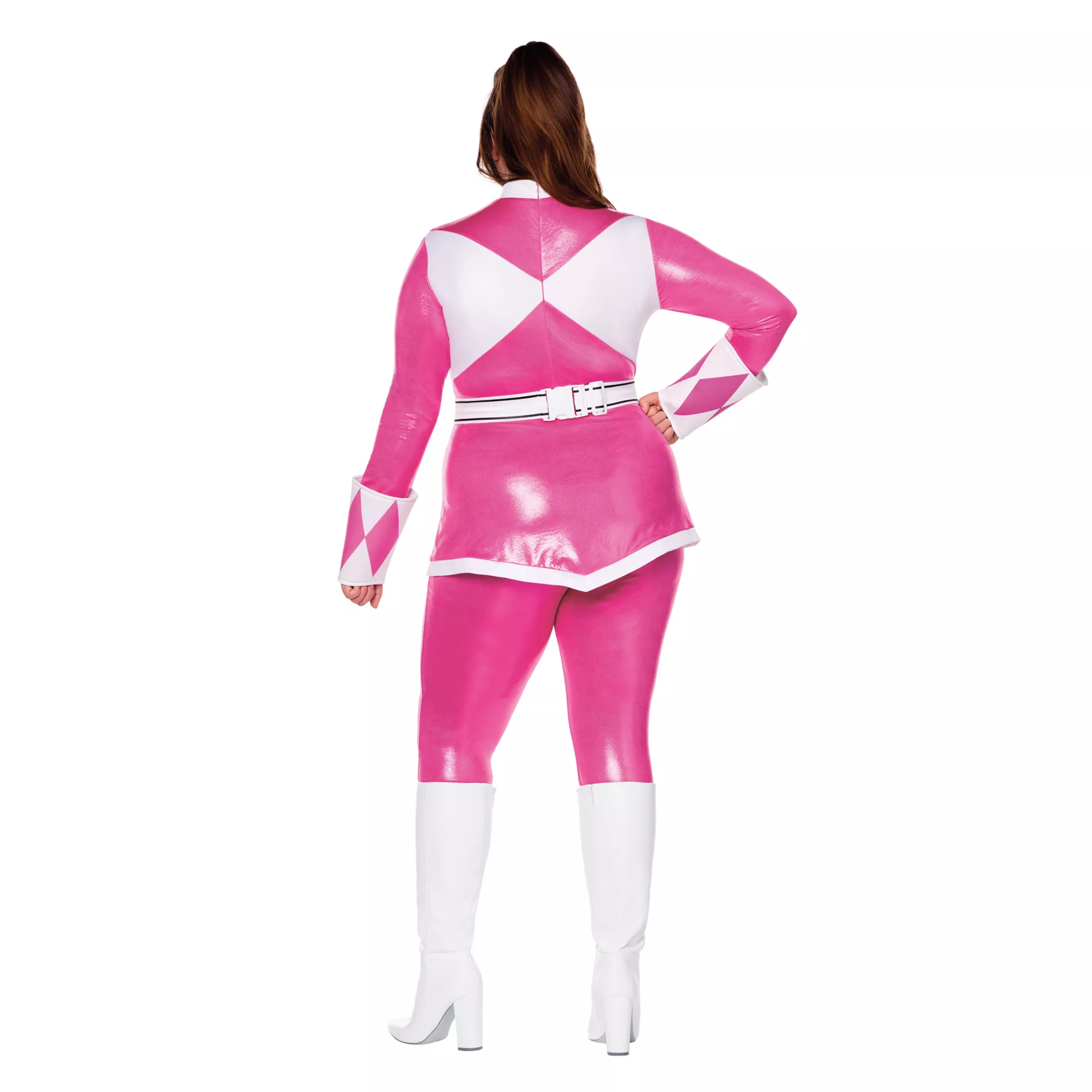 Adult Pink Power Ranger Costume - Mighty Morphin Power Rangers at Spirit Halloween