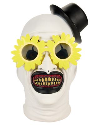 Art the Clown Full Mask with Sunflower Sunglasses  display picture 1