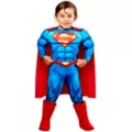 Toddler Superman Muscle Suit Costume - DC Comics at Spirit Halloween