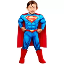 Toddler Superman Muscle Suit Costume - DC Comics at Spirit Halloween