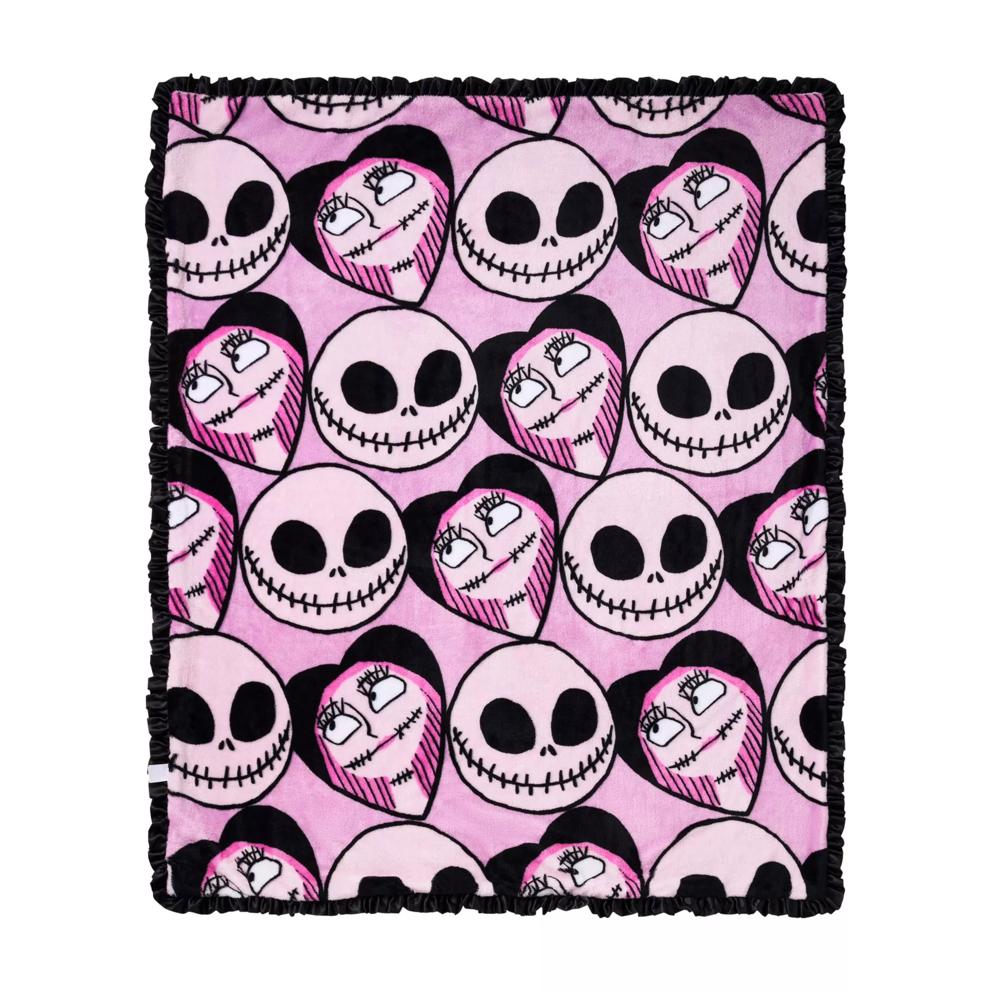 Jack and Sally Reversible Fleece Blanket - The Nightmare Before Christmas at Spencer's