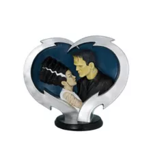 Bride and Frankenstein Electric Love Statue - Universal Monsters at Spirit Halloween