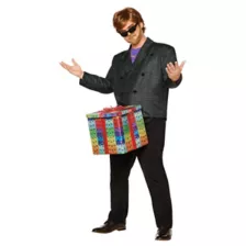 Adult Dick in a Box Blonde Costume - Saturday Night Live at Spirit Halloween