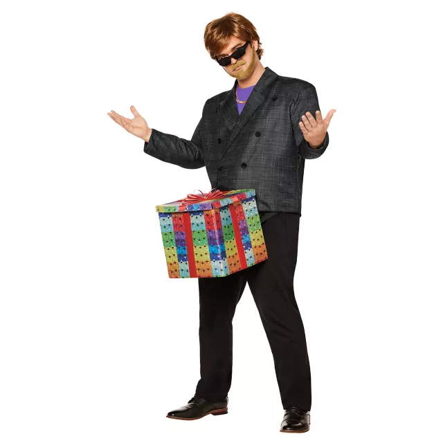 Adult Dick in a Box Blonde Costume - Saturday Night Live at Spirit Halloween