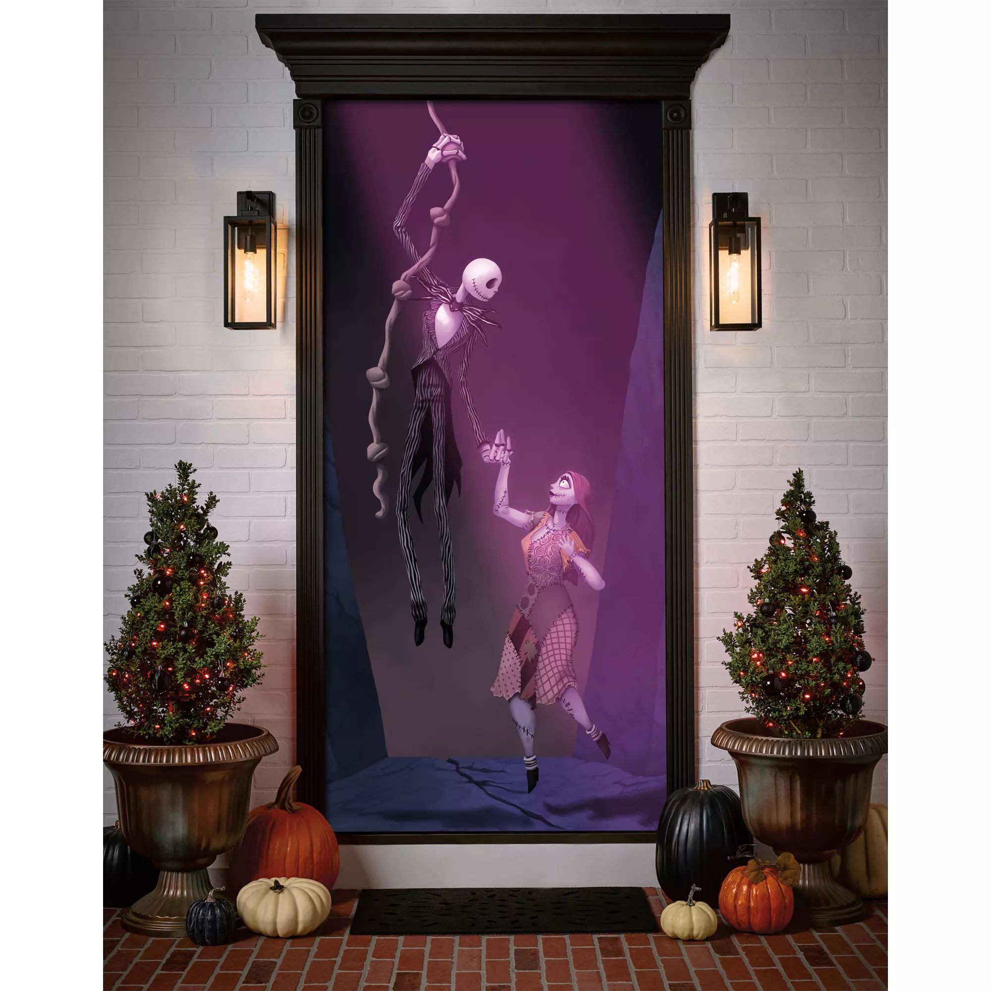 Sally and Jack Door Cover - The Nightmare Before Christmas at Spirit Halloween