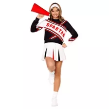 Adult Spartan Cheerleader Costume - Saturday Night Live at Spirit Halloween