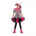 Kids Black and Pink Clown Dress Costume at Spirit Halloween