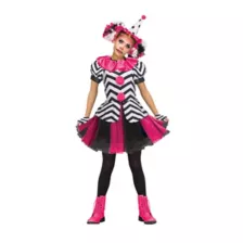 Kids Black and Pink Clown Dress Costume at Spirit Halloween