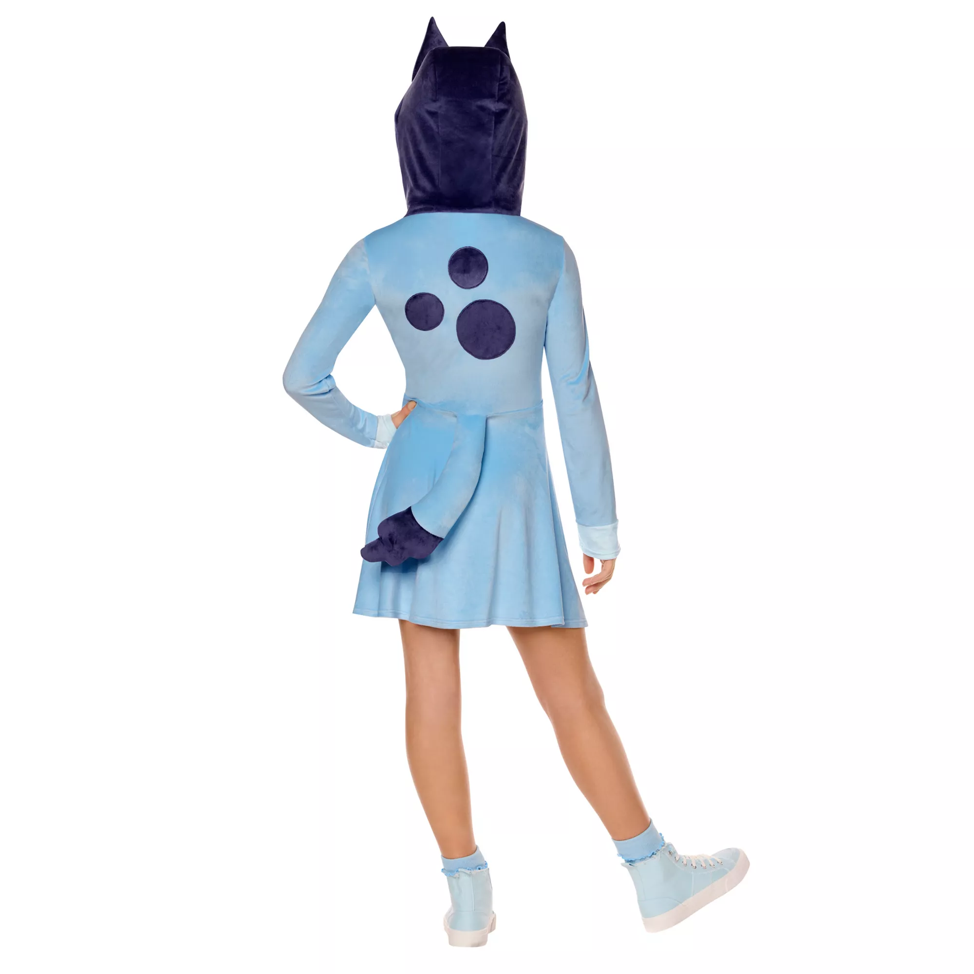 Kids Bluey Hooded Dress Costume at Spirit Halloween