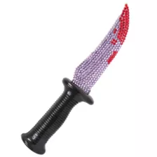 Ghost Face Purple Bling Knife at Spirit Halloween