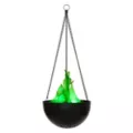 Mini Hanging Green LED Flame Light at Spencer's