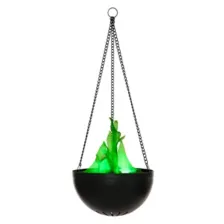 Mini Hanging Green LED Flame Light at Spencer's