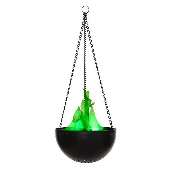 Mini Hanging Green LED Flame Light at Spencer's