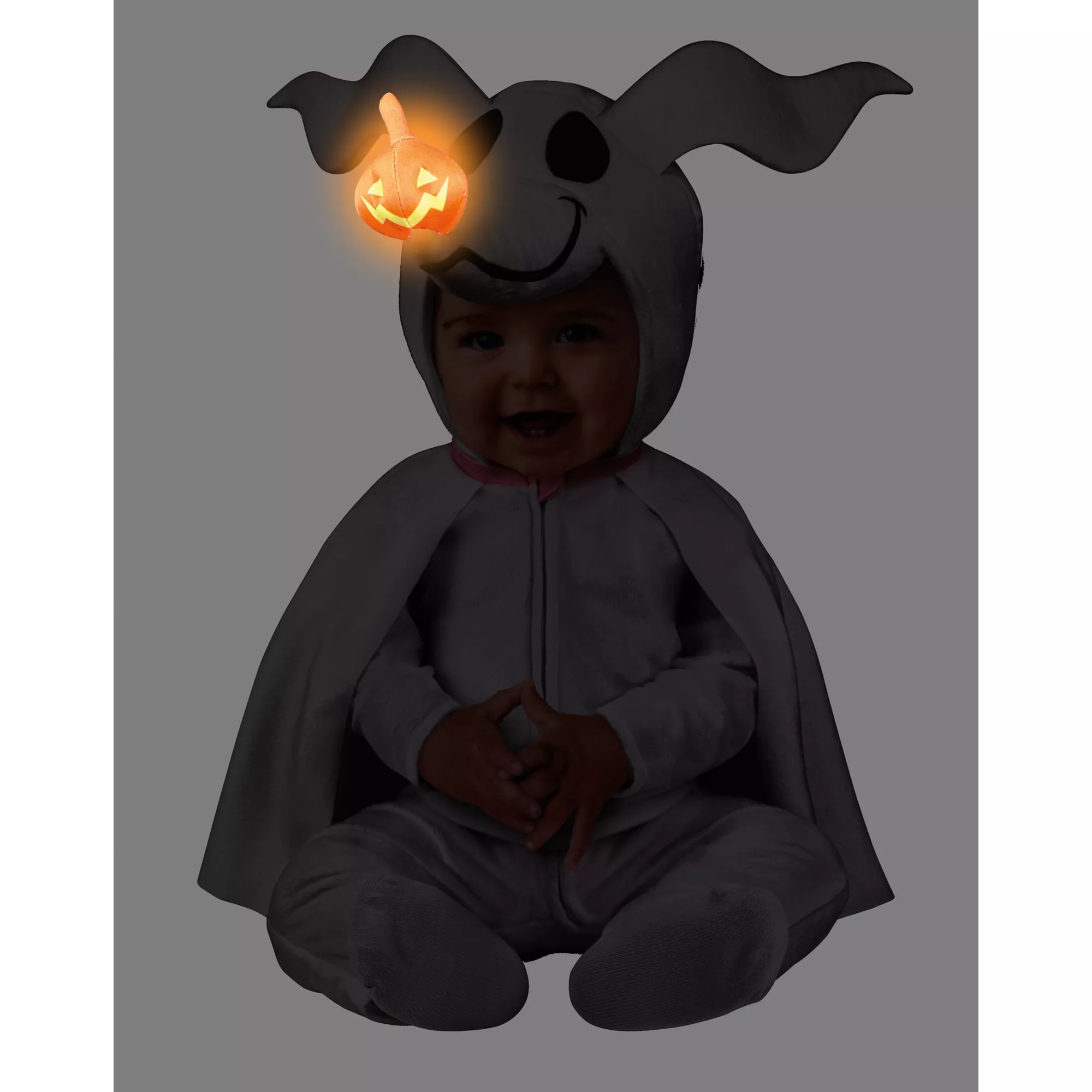 Baby Zero Light-Up Hooded Jumpsuit Costume -  The Nightmare Before Christmas at Spencer's