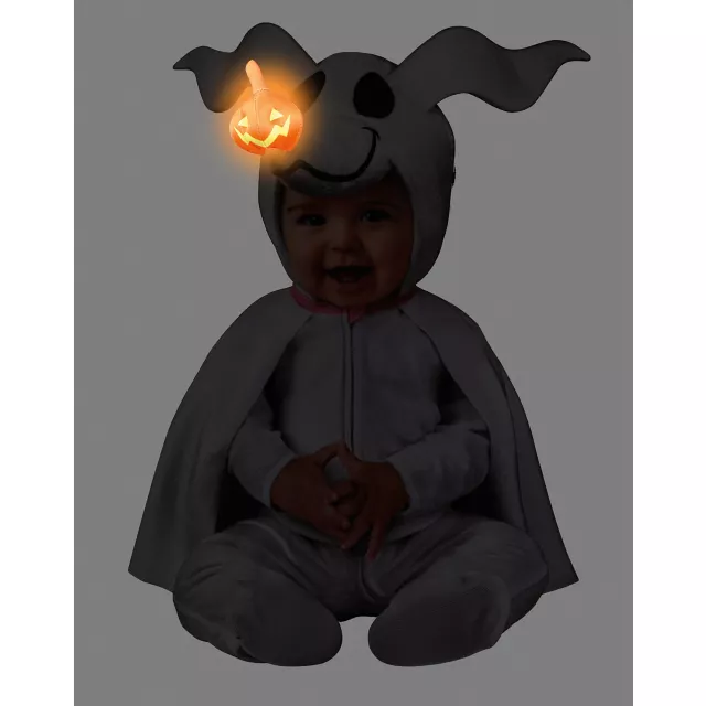 Baby Zero Light-Up Hooded Jumpsuit Costume -  The Nightmare Before Christmas at Spencer's