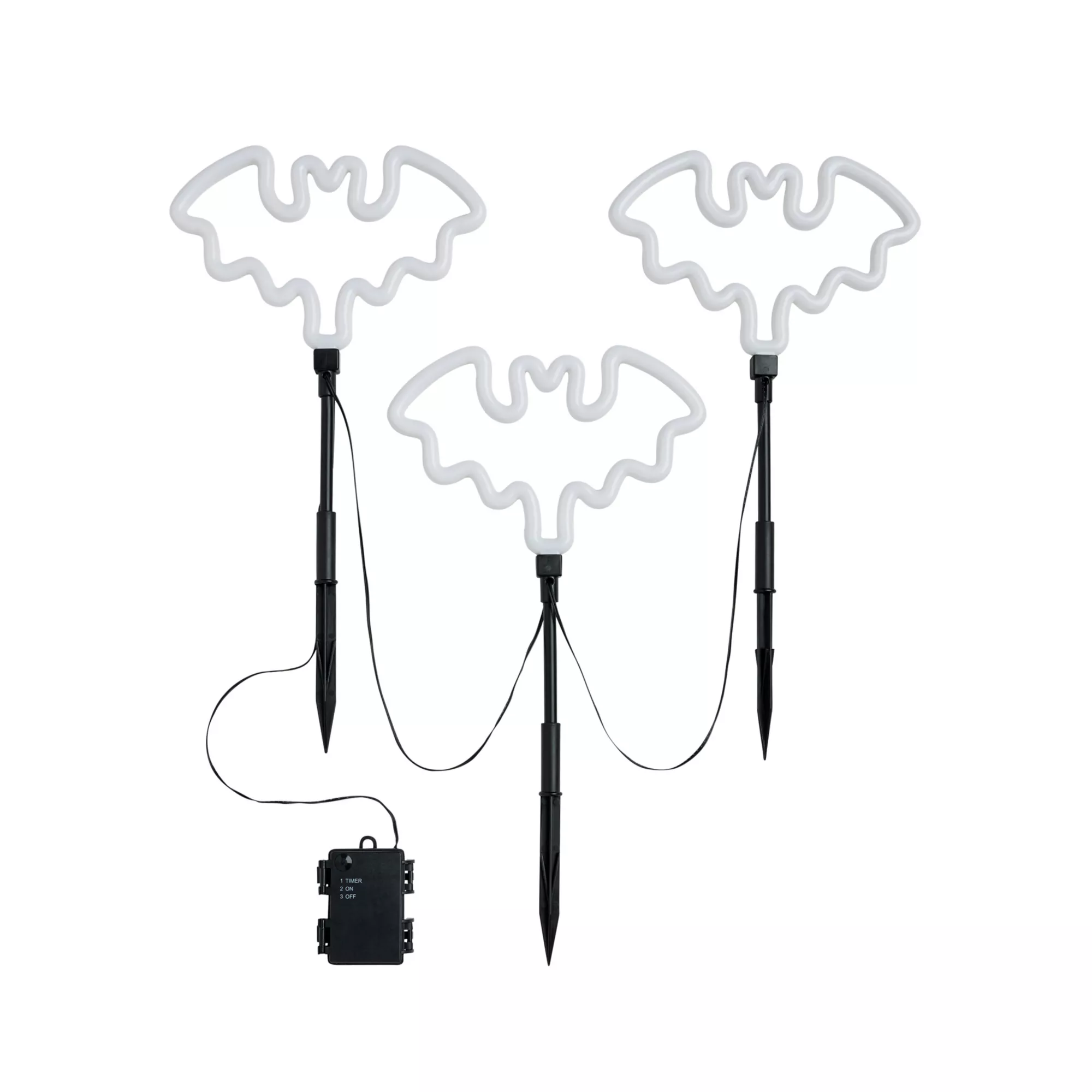 Multi-Pack Light-Up Bat Pathway Markers - 3 Pack at Spirit Halloween