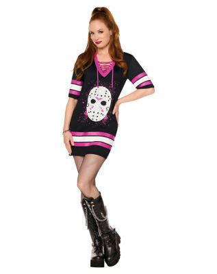 friday the 13th jersey dress Adult Jason Voorhees Hockey Jersey Dress