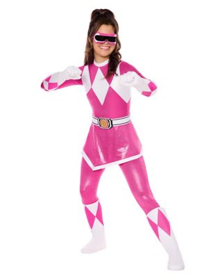 Kids Pink Power Ranger Jumpsuit Costume - Mighty Morphin Power Rangers
