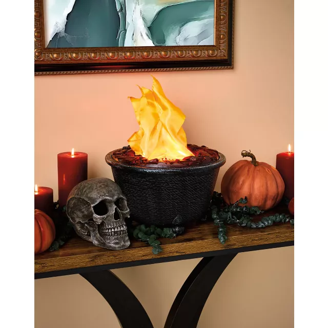 Light-Up Flaming Cauldron at Spencer's