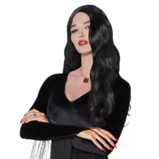 Morticia Addams Wig - The Addams Family at Spirit Halloween