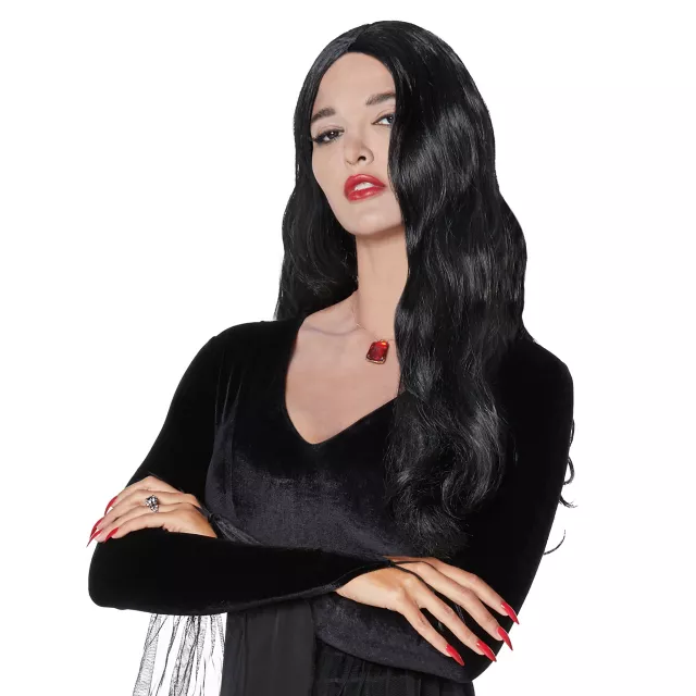 Morticia Addams Wig - The Addams Family at Spirit Halloween