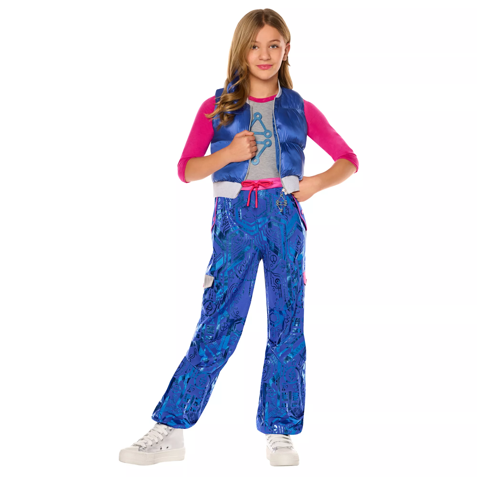 Kids Addison Jumpsuit Costume - Zombies 4: Dawn of the Vampires at Spirit Halloween