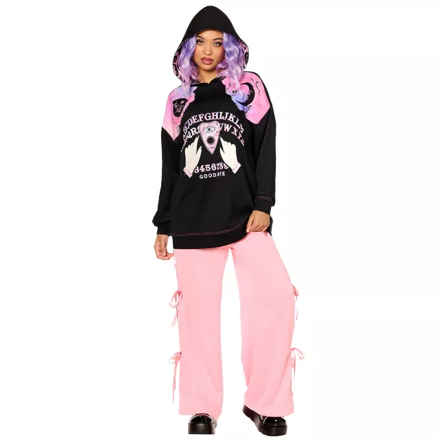 Adult Pink Ouija Board Hoodie at Spirit Halloween