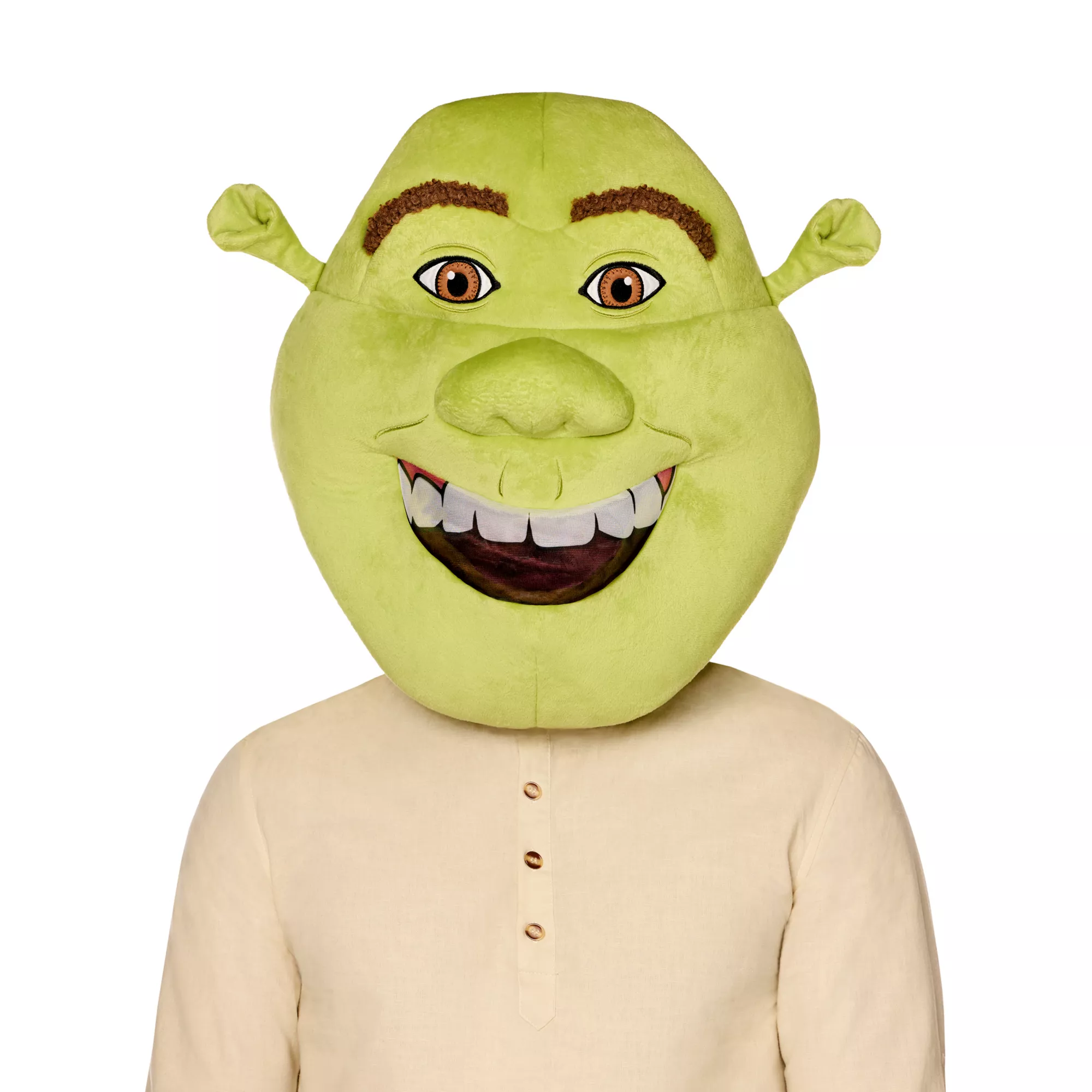 Shrek Mascot Head Full Mask at Spirit Halloween