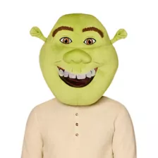 Shrek Mascot Head Full Mask at Spirit Halloween