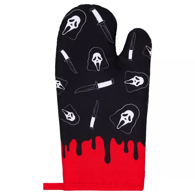 Ghost Face Oven Mitt and Pot Holder Set at Spirit Halloween