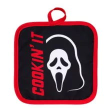 Ghost Face Oven Mitt and Pot Holder Set at Spirit Halloween