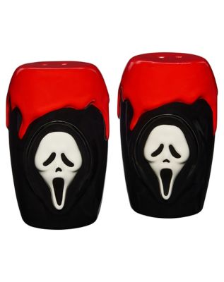 Ghost Face Salt and Pepper Shaker Set - Spirithalloween.com