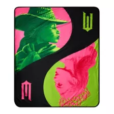 Reversible Glinda and Elphaba Fleece Blanket -  Wicked at Spencer's