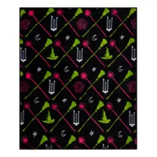 Reversible Glinda and Elphaba Fleece Blanket -  Wicked at Spencer's