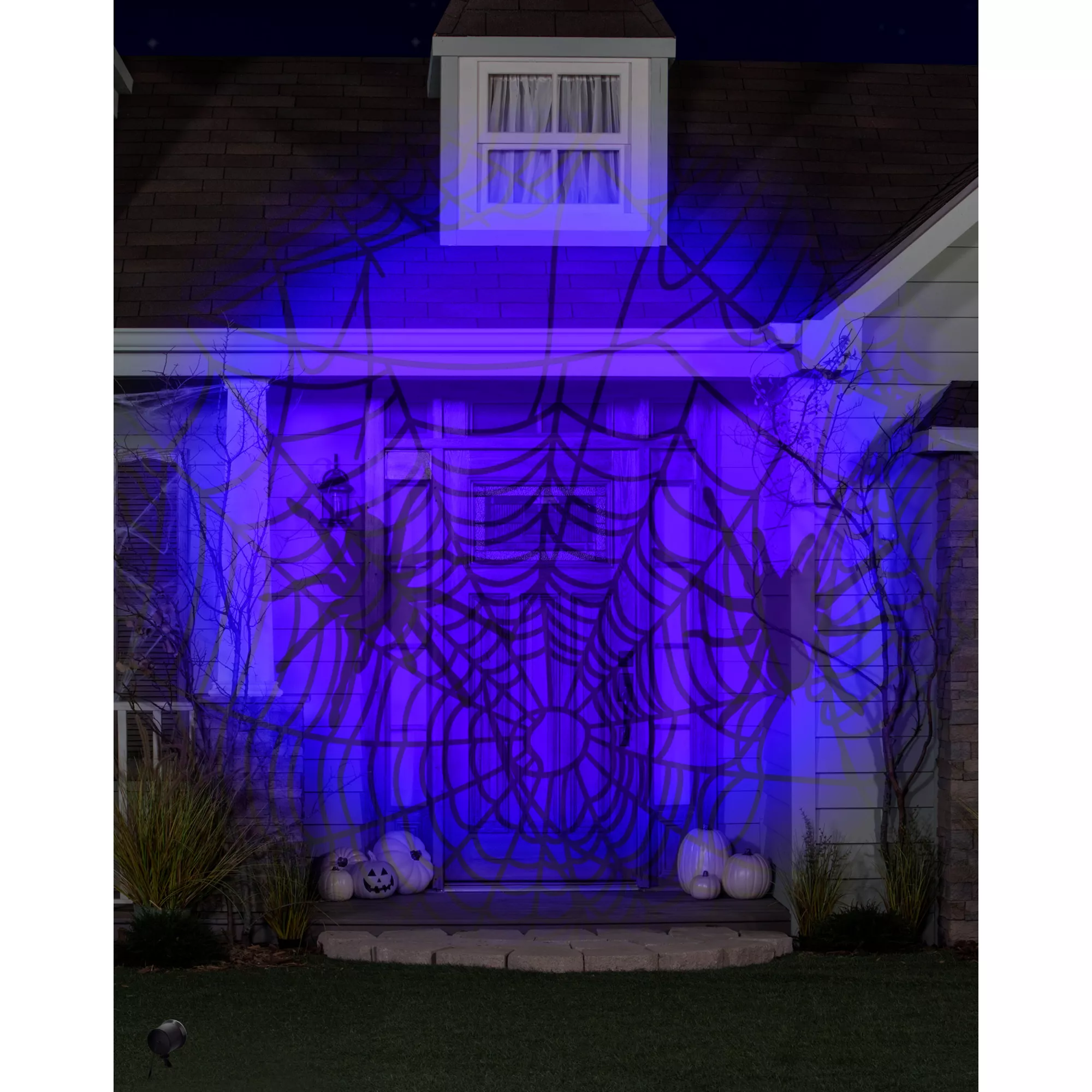 Cascading Spider Web Light Projector at Spirit Halloween