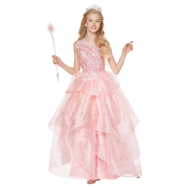 Kids Glinda Costume Deluxe -  Wicked at Spencer's