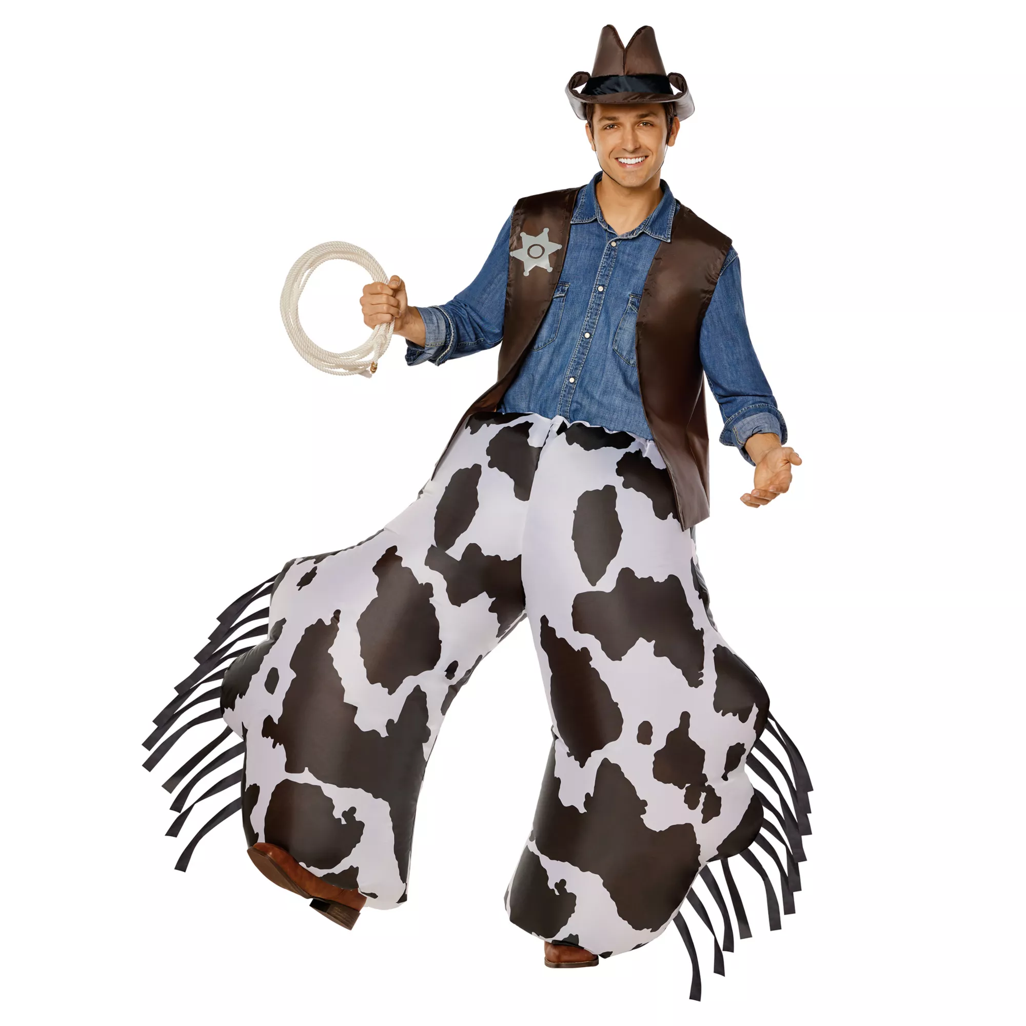 Inflatable Cowboy Chaps at Spirit Halloween