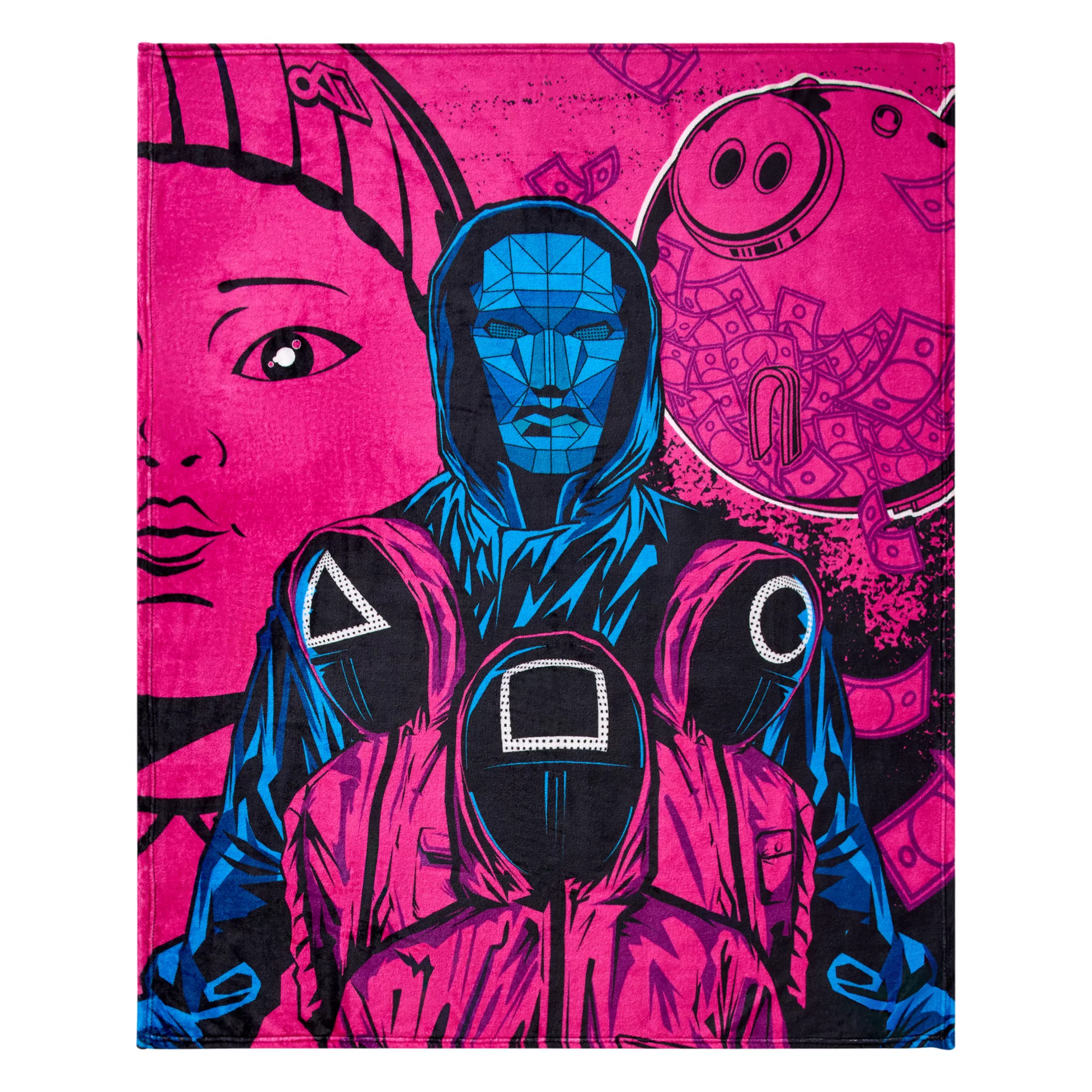 Squid Game Collage Fleece Blanket -  Squid Games at Spencer's