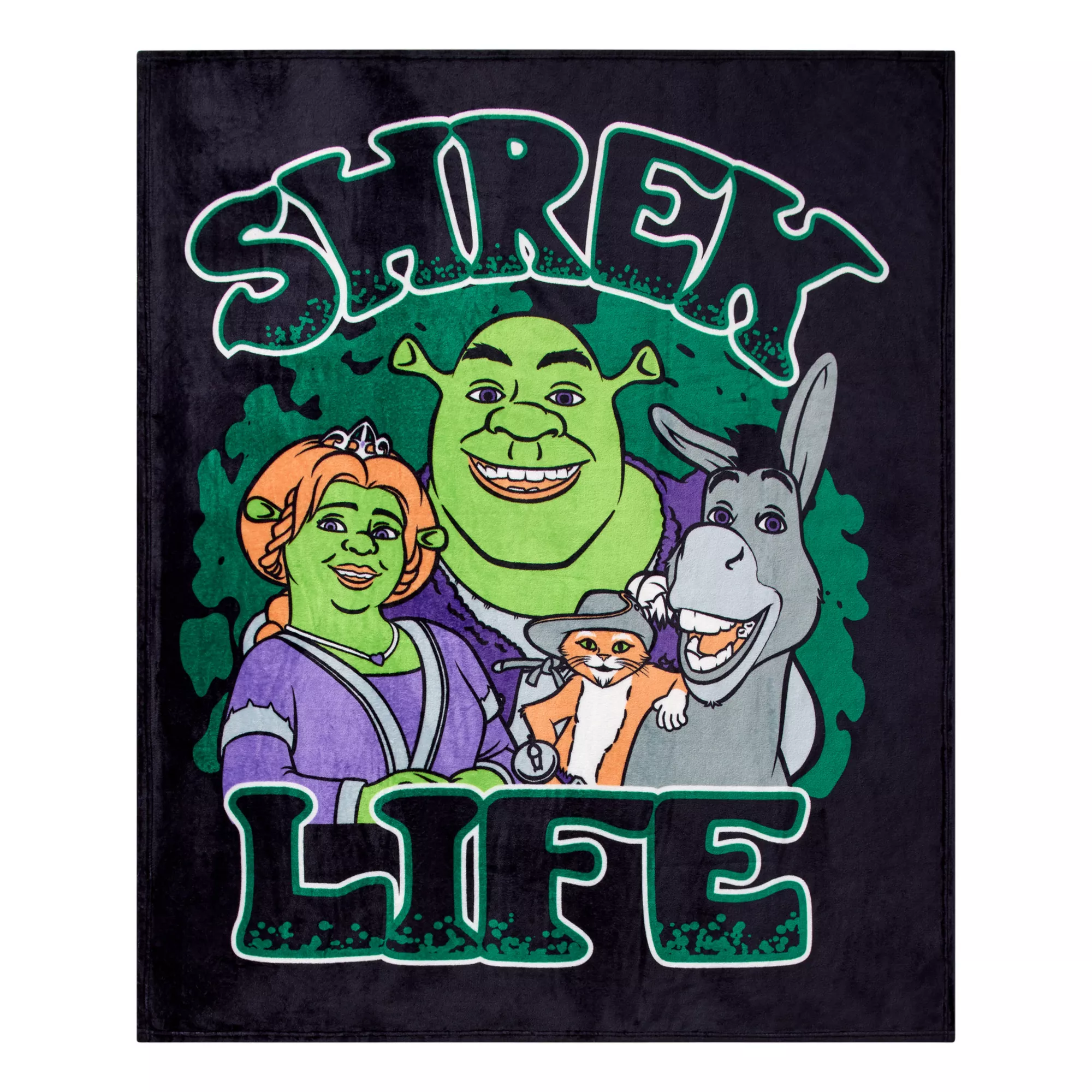 Life Fleece Blanket -  Shrek at Spencer's