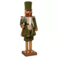 5 Ft 3 In Collapsible Animated Green Bouclé Nutcracker at Spirit Halloween