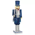 5 Ft 2 In Collapsible Animated Navy Blue Nutcracker at Spirit Halloween