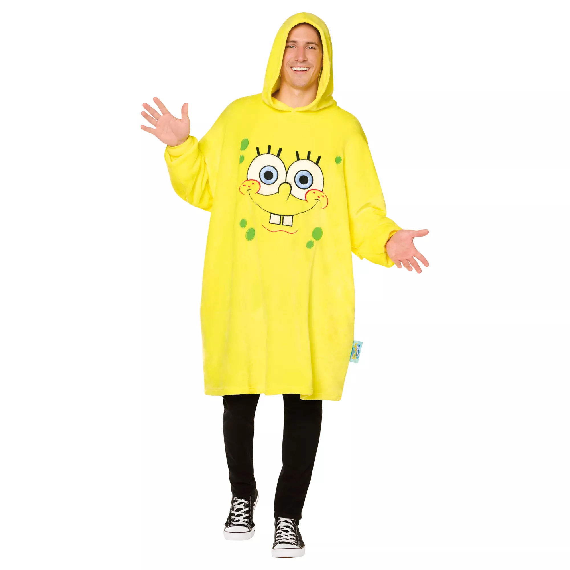 SpongeBob SquarePants Hooded Blanket at Spencer's
